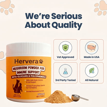 Hervera Mushroom Powder For Pets